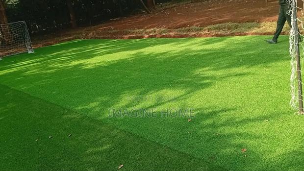 Green Grass Carpet Football Pitch