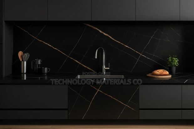 Sahara Noir Island Sintered Stone 3200mm By 1600mm - main view
