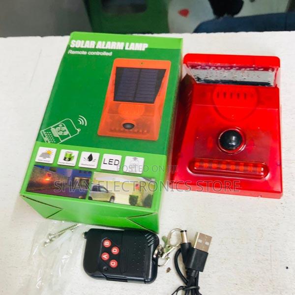 Alarm Siren With Motion Detector Solar Alarm Light With Remote