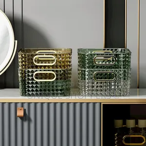 Big Elegant Gold Handle Container 27x21x10cm