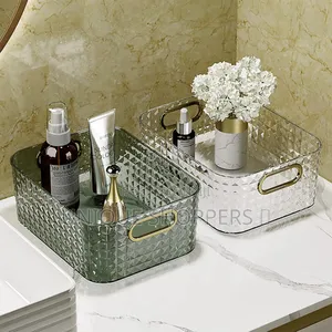 Big Elegant Gold Handle Container 27x21x10cm