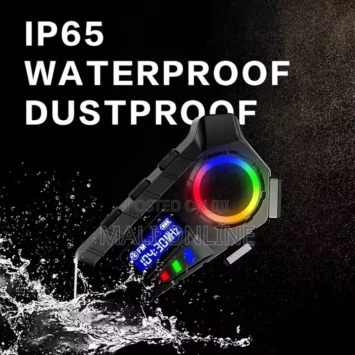 Y30 Motorcycle Helmet Intercom Bt 5.3 Waterproof Ipx8 Long Standby
