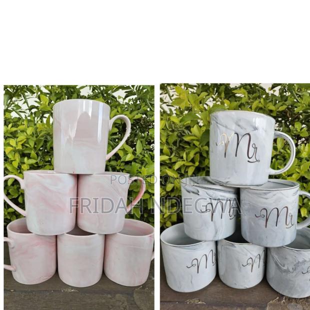Set of 6 Assorted Cups(3pink+3grey)