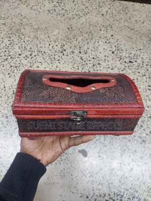 Antique Wooden Tissue Box – Vintage Home Décor