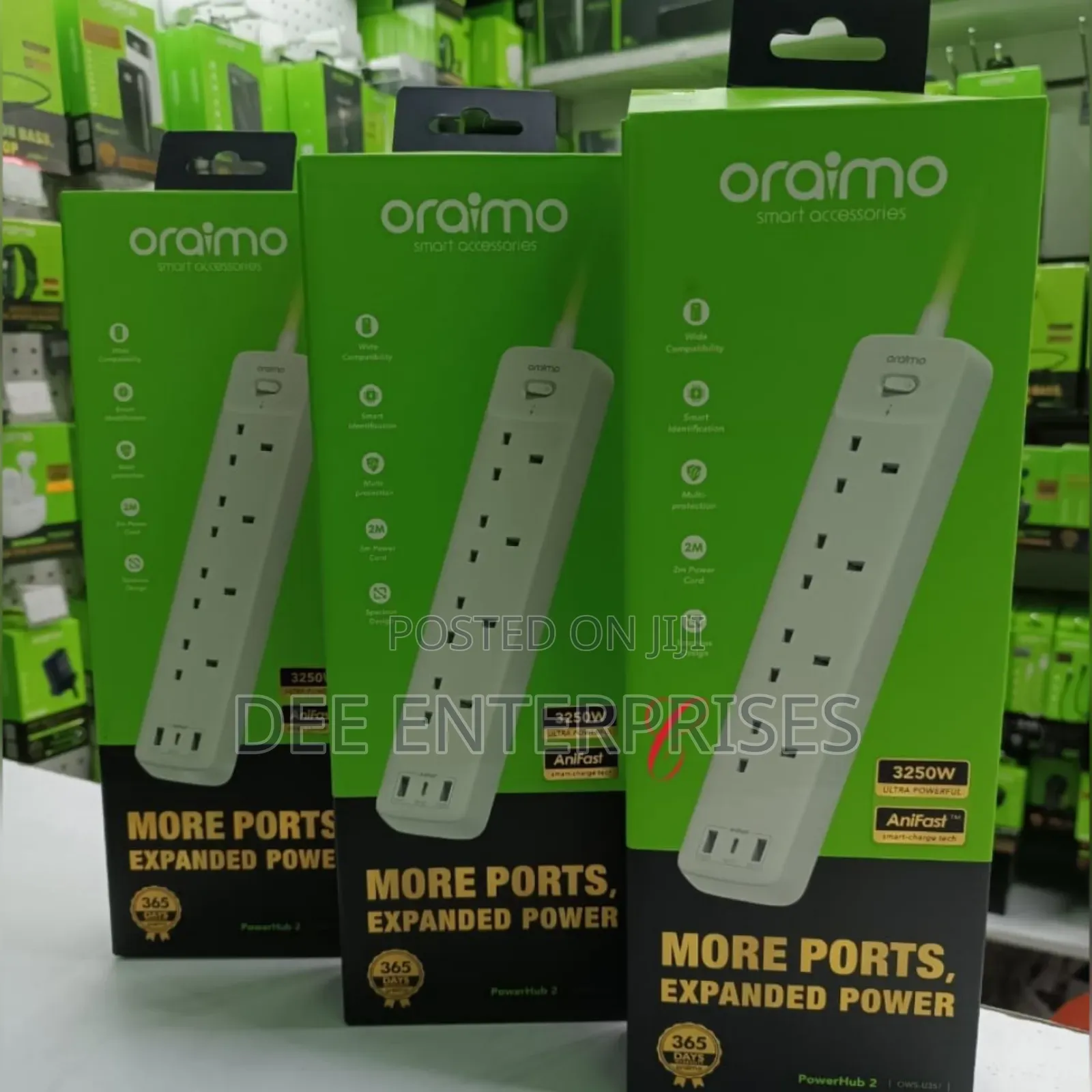 Oraimo Powerhub 2 Ows-U351 3,250w More Ports Expanded Power Extension