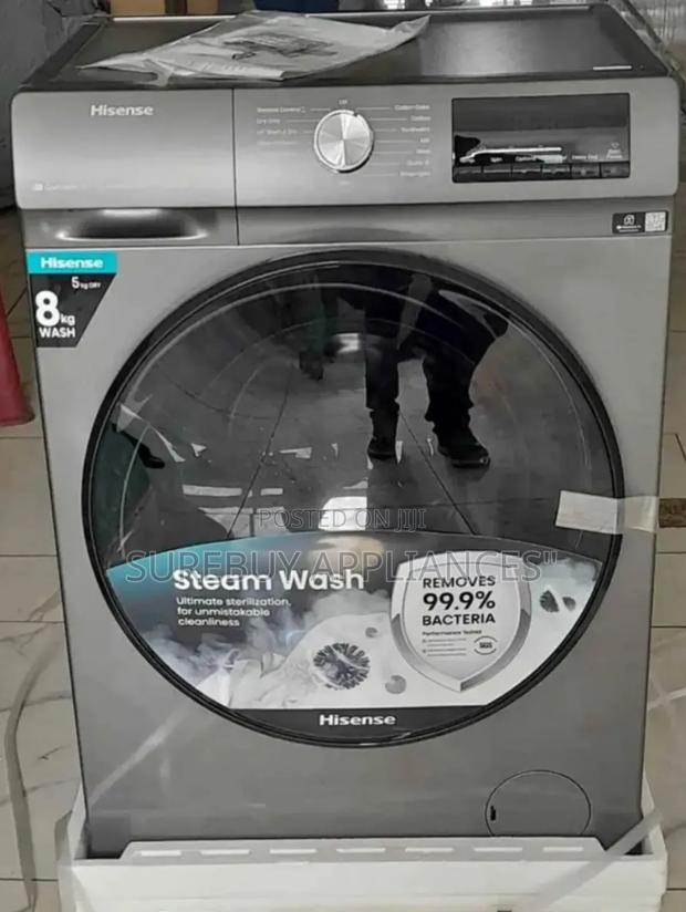Hisense 8kg Wash and Spin Washing Machin - main view