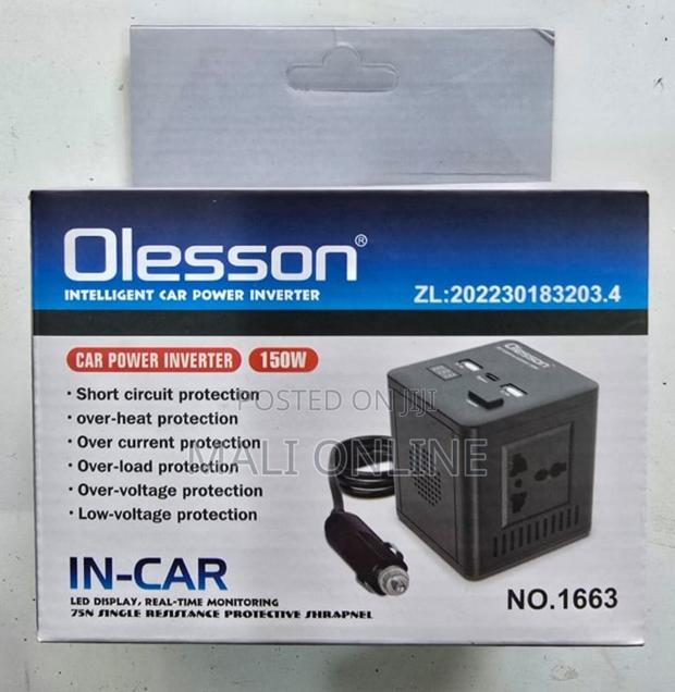 150w Car Power Inverter 12v/24v To 220v Converter With Dual Usb Type-c