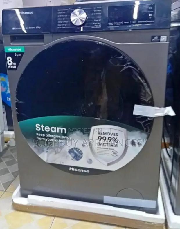 Hisense 8kg Washing Machine
 Washing and Spin Front Load - main view