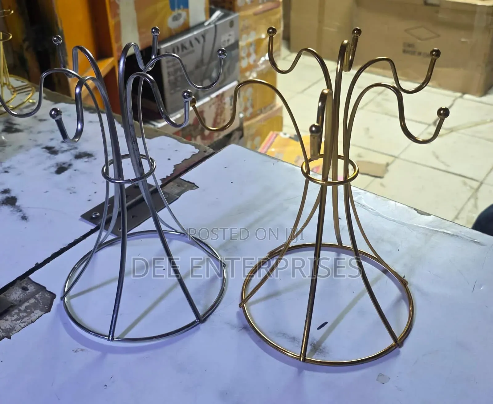 Round Stainless Steel Cup Stand