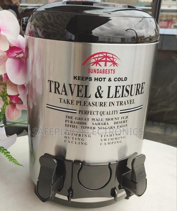 Sundabests Double-Tap Travel Tea Urn Flask - Hot and Cold - 9.5ltrs