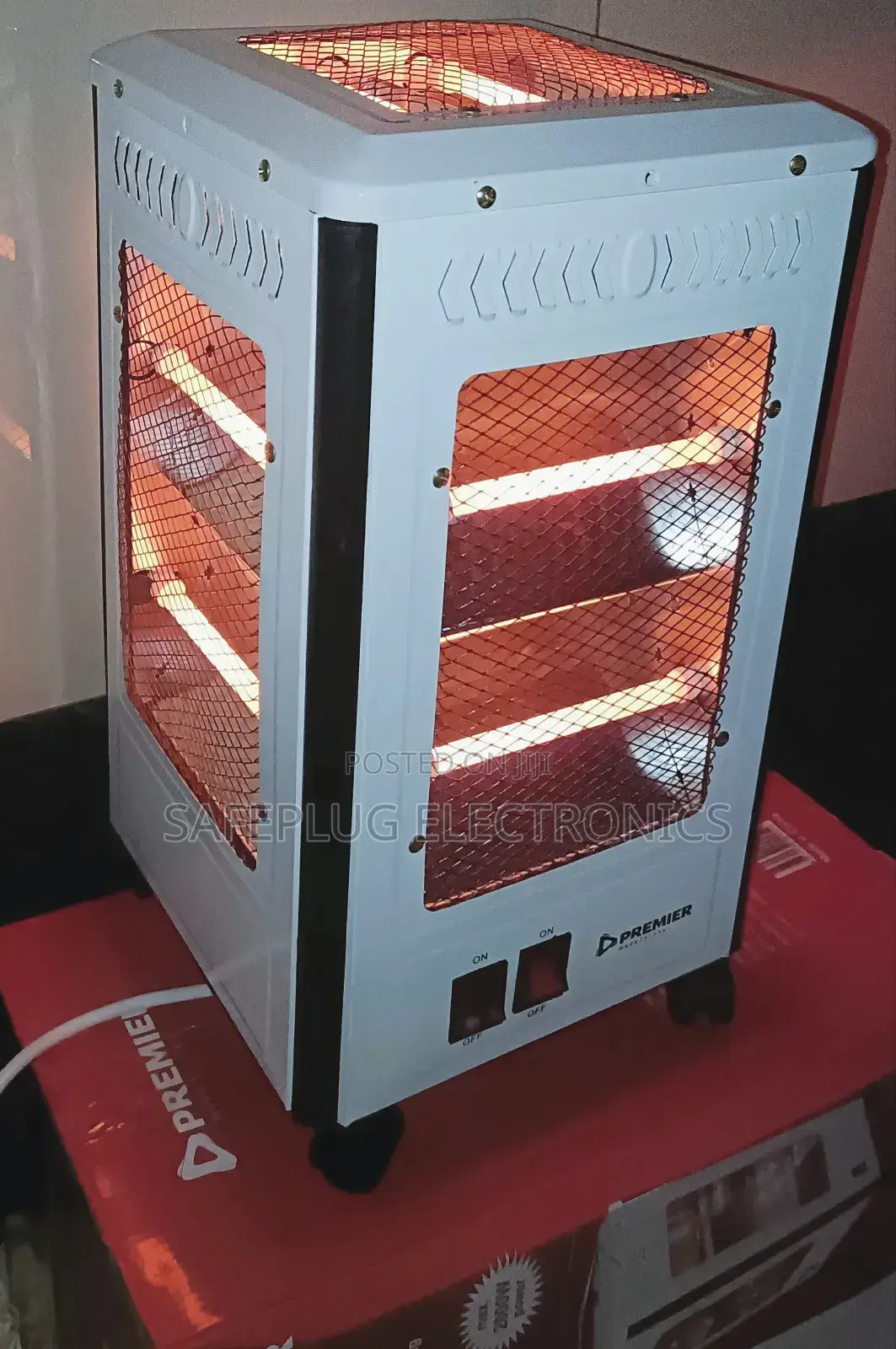 Premier 2000w - Room Heater With 5 Heat Settings With Wheels