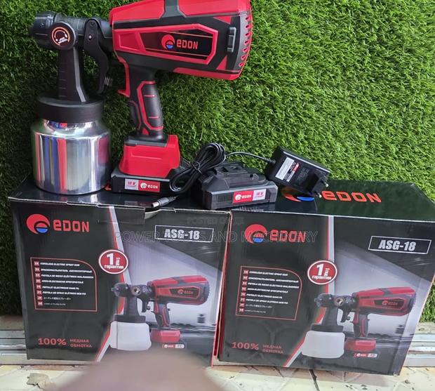 Edon Cordless Spraygun 
With 2pcs 18v Batteries