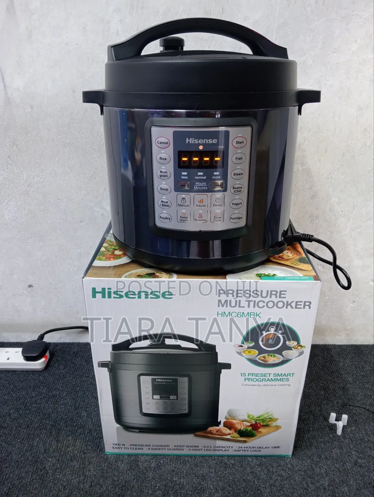Hisense 6 Litres Pressure Cooker 15 Preset Programs
