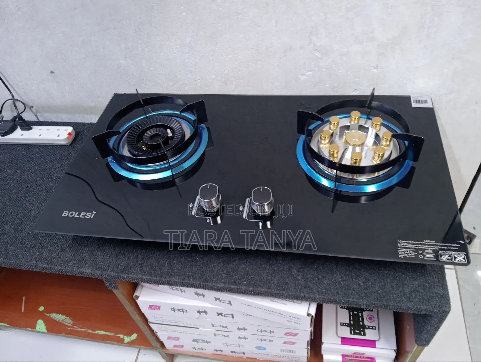 Bolesi Hob Built in Cooker 2 Gas Burner