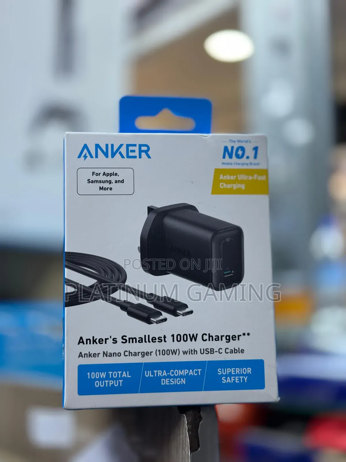 Anker Nano 100w Macbook Charger