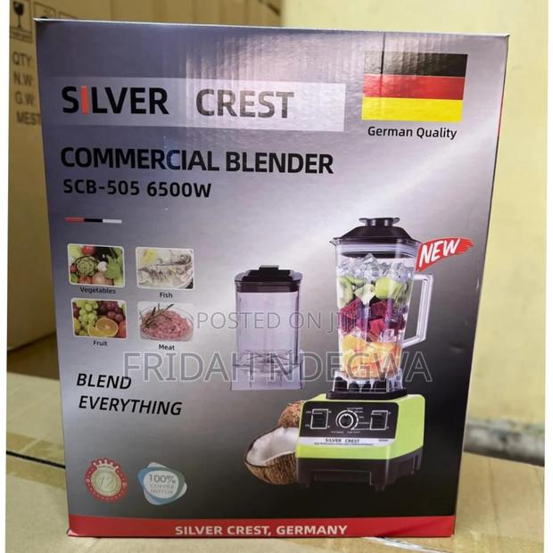 6500 Watts Silver Crest Commercial Blender