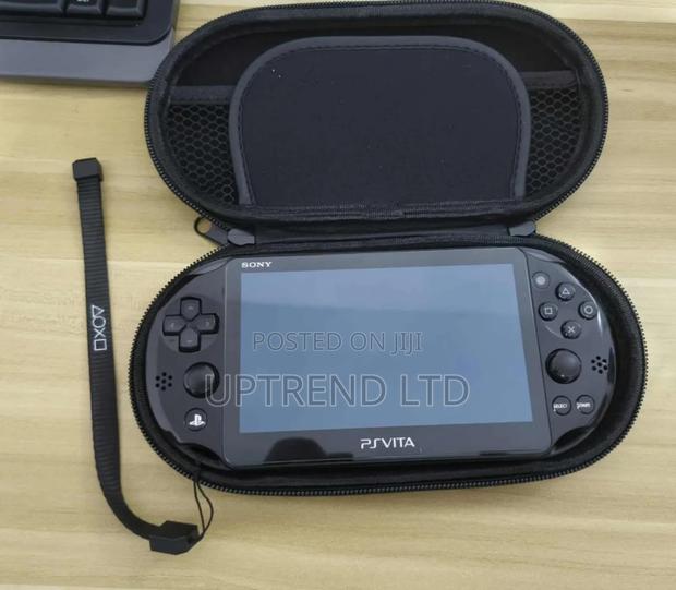 Clean Black Playstation Vita Chipped With 10 Plus Games
