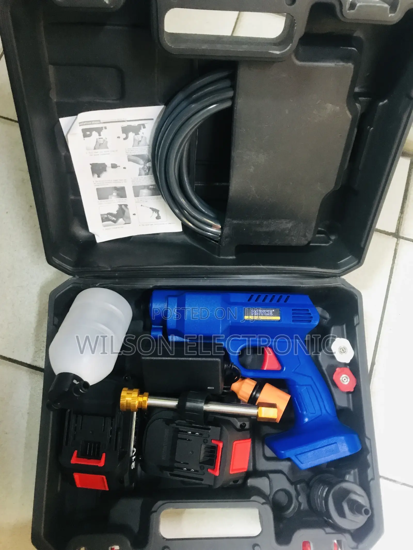 Potable Car Washing Machine. 21v