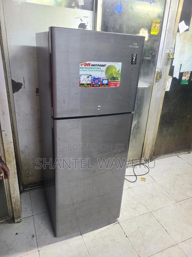 Silver Hotpoint Refrigerator Fridge - main view