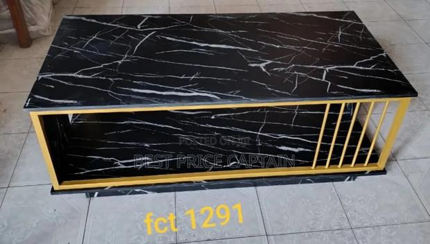 Black Executive Marble Coffee Table