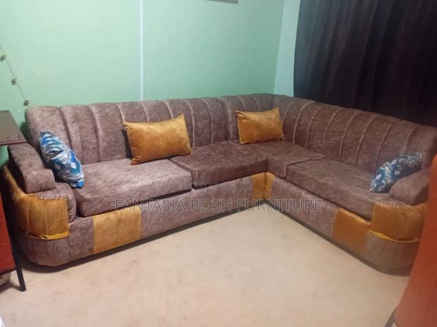 Modern Elegant Corner Sofa 6 Seater - main view