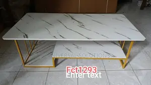White Executive Marble Coffee Table