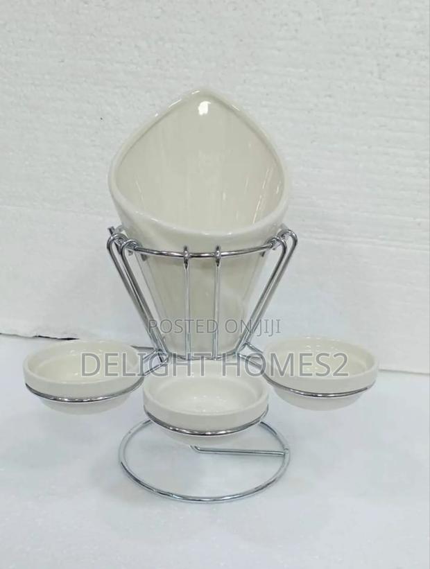 Ceramic Chips/ Snack Cone/ Holder_ulti - thumbnail 2