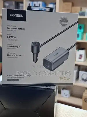 Ugreen 150w 4-Port Gan Fast Car Charger