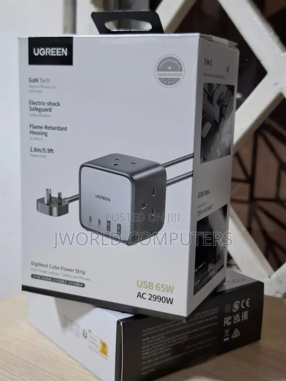Ugreen Diginest Cube Power Strip 65w