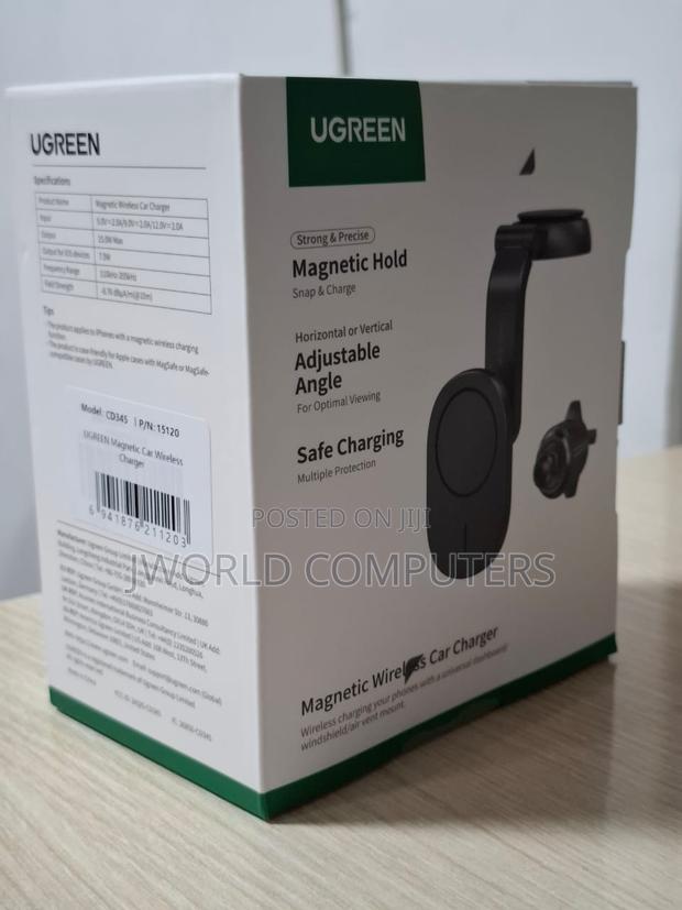 Ugreen Magnetic Car Wireless Charger - Cd345 - thumbnail 2