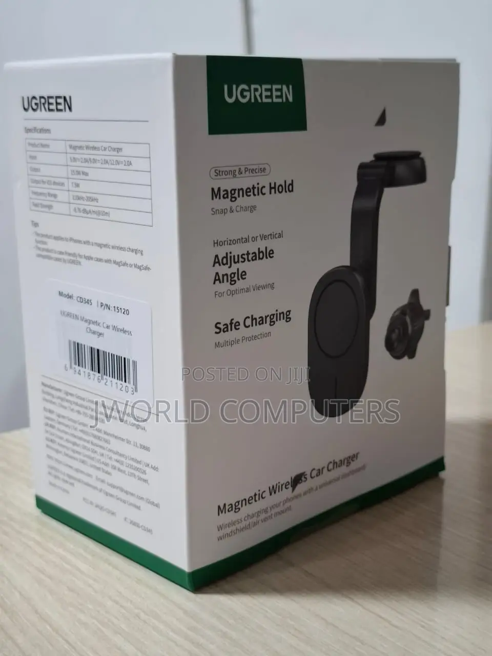 Ugreen Magnetic Car Wireless Charger - Cd345