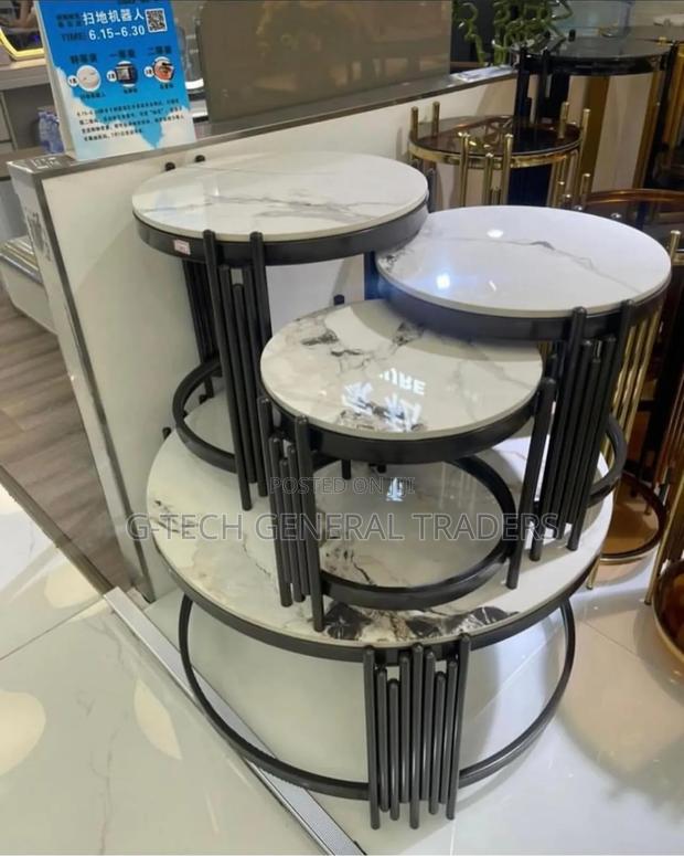 Black Executive 4in1 Marble Table - main view