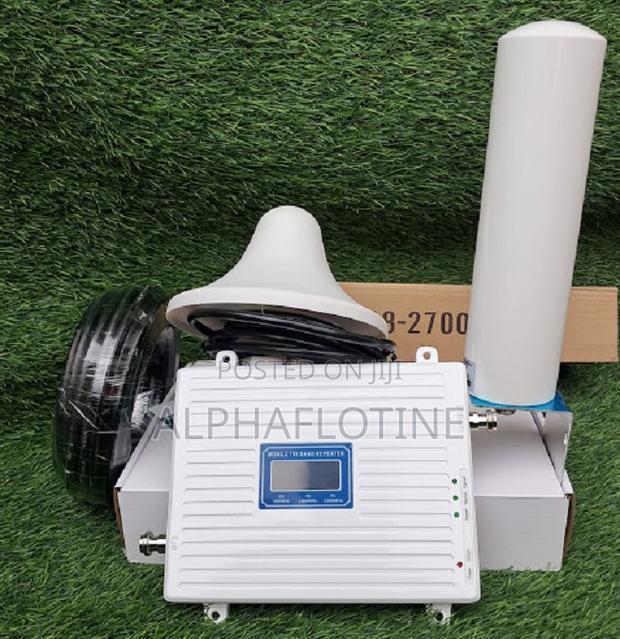 4g Tri-Band Amplifier Cellphone Signalbooster Repeater 900/800/2100mhz