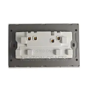Gold Twin Electric Switch Wall Socket