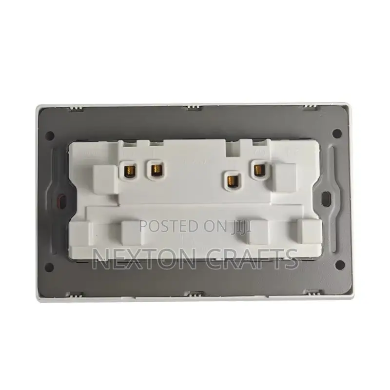 Gold Twin Electric Switch Wall Socket