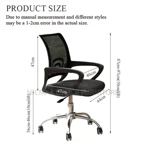 Breathable Support With Sleek Chrome Base Mesh Seat