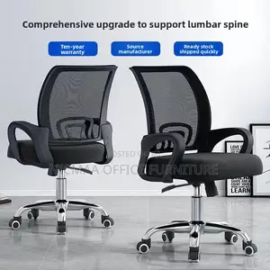 Breathable Support With Sleek Chrome Base Mesh Seat