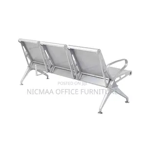 3-Link Durable Sleek for Public Spaces Waiting Bench