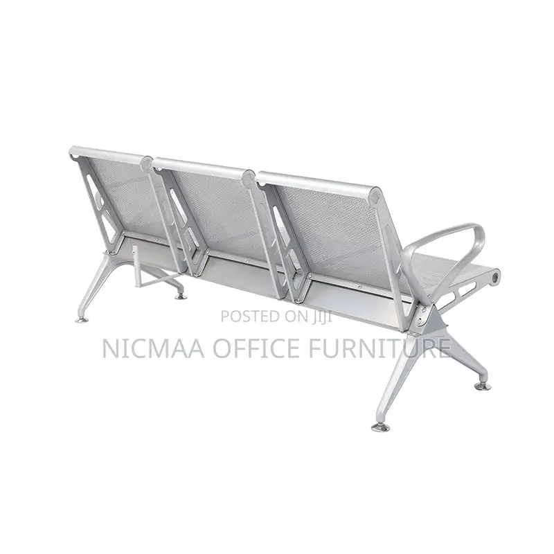 3-Link Durable Sleek for Public Spaces Waiting Bench