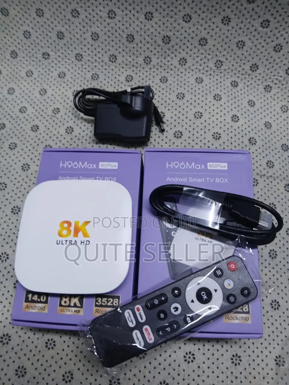 Utra Hd Android Tv Box 4g+128gb H96 Max M2plus