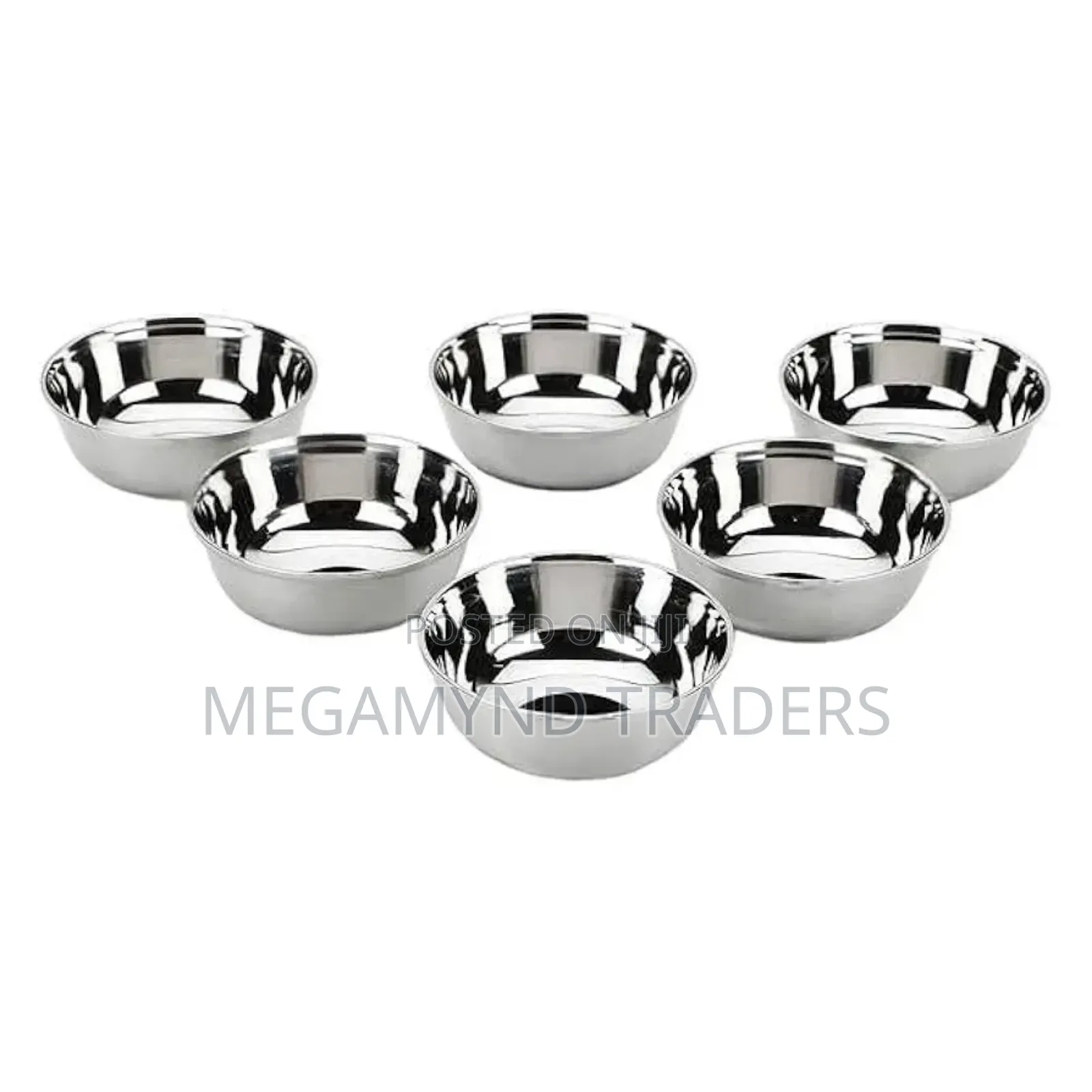 6pc Stainless Steel Stew Bowl 6.5inch