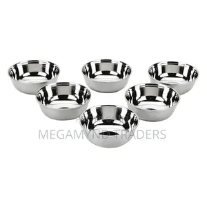6pc Stainless Steel Stew Bowl 6.5inch