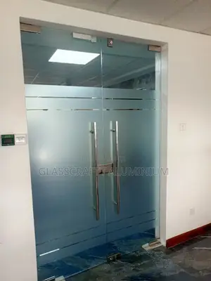 Framless Glass Double Door