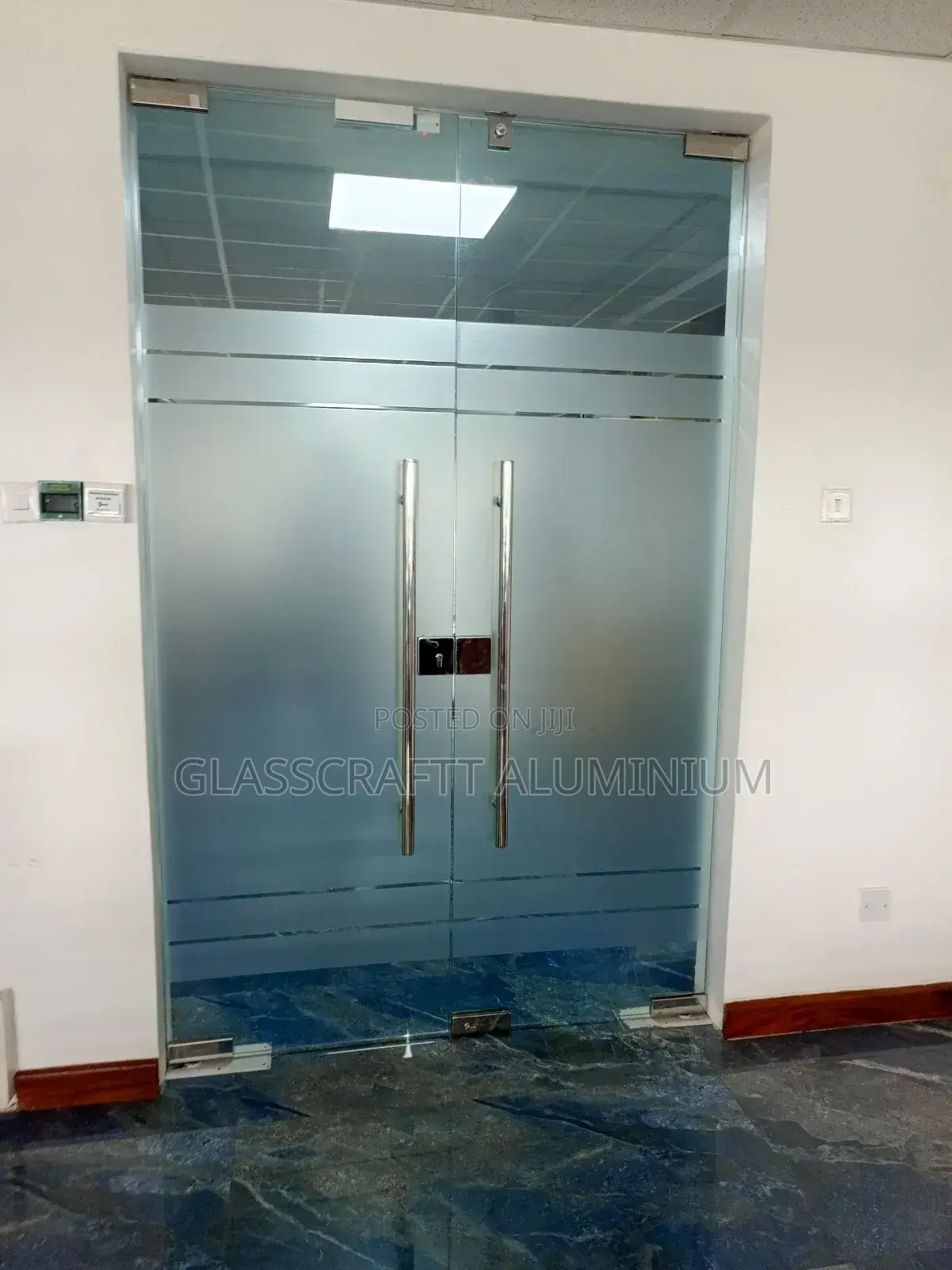 Framless Glass Double Door