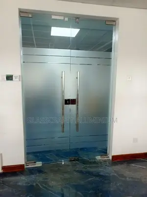 Framless Glass Double Door