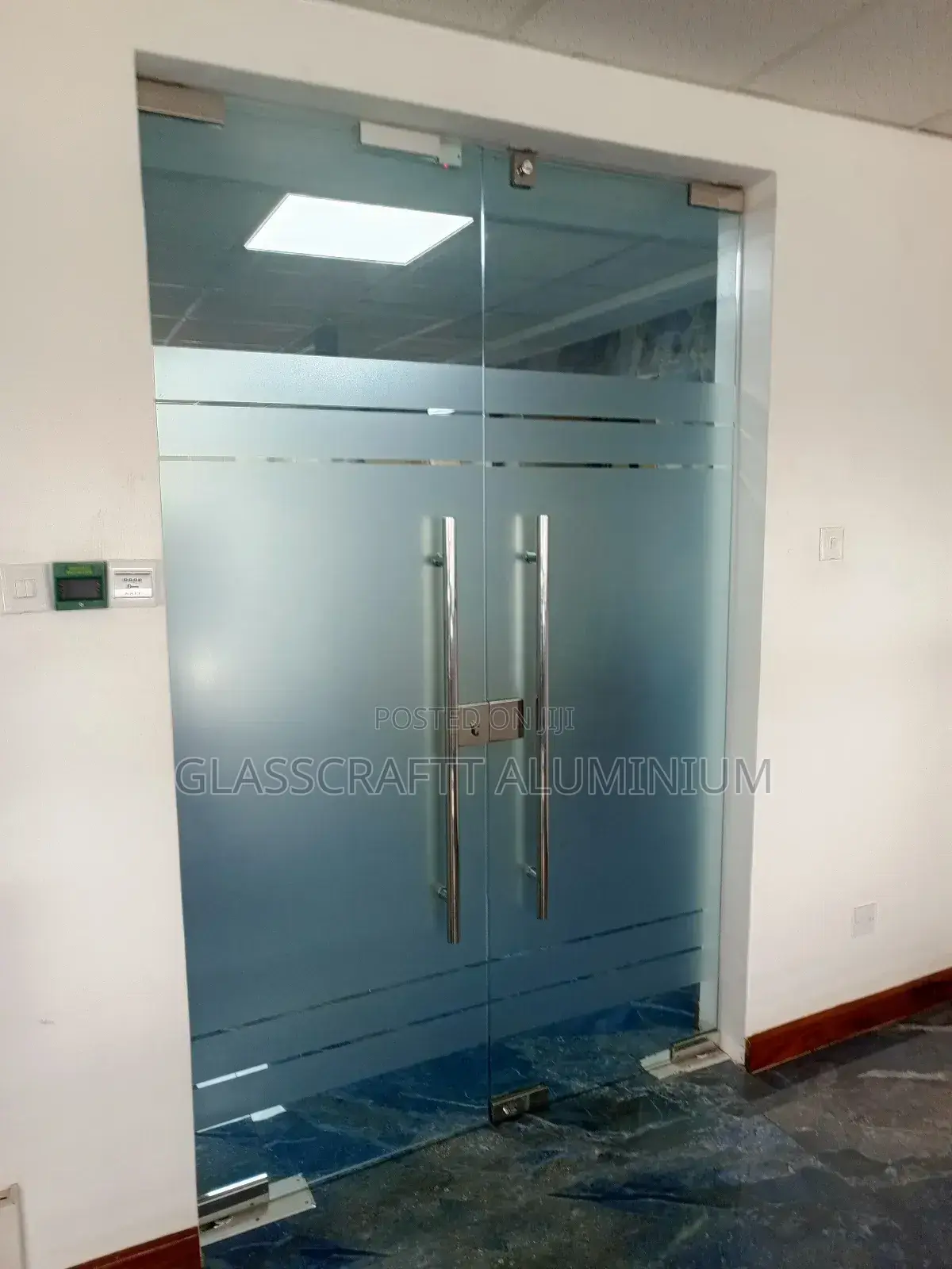 Framless Glass Double Door