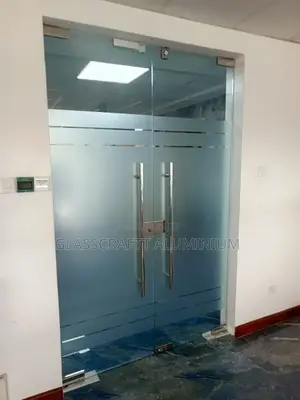 Framless Glass Double Door
