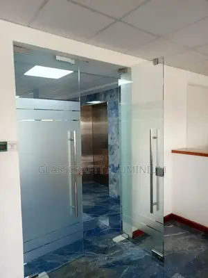 Framless Glass Double Door