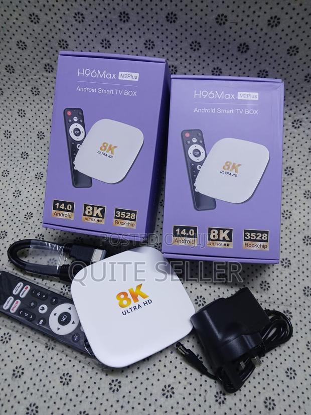 New Original H96max M2plus Android 14 H96 Max 4+128gb - thumbnail 2