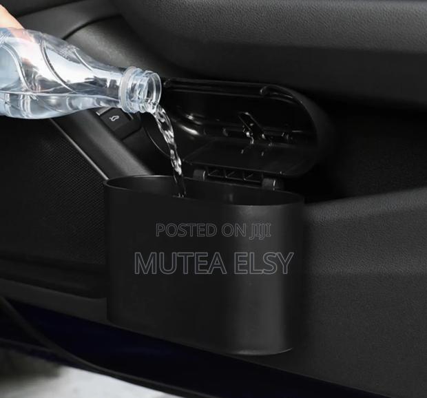 Car Door Seat Clip Stand Holder Organizer With Lid Trash Can